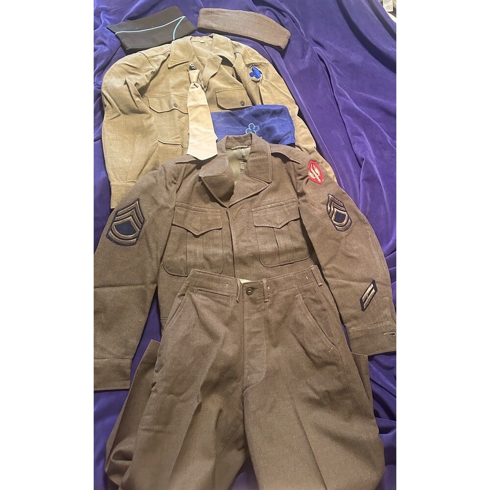 WWII Korea 88th Blue Devils Scarwaf Uniform & Identity WW2 ID Cards Life Story